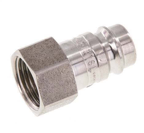 Edelstahl 316L DN 10 Luftkupplungsstecker G 3/8 Zoll Innengewinde
