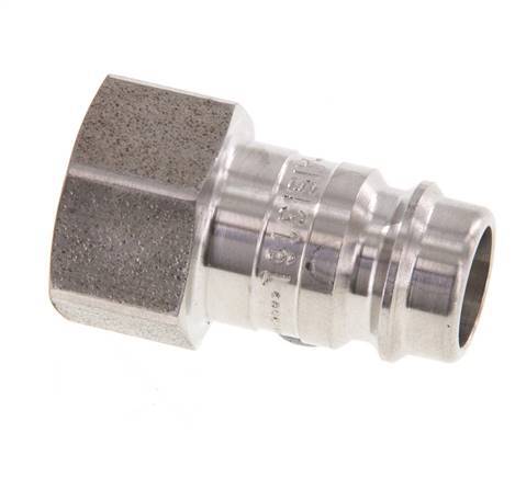 Edelstahl 316L DN 10 Luftkupplungsstecker G 3/8 Zoll Innengewinde