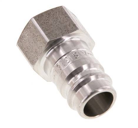 Edelstahl 316L DN 10 Luftkupplungsstecker G 3/8 Zoll Innengewinde
