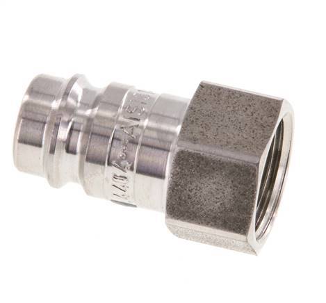 Edelstahl 316L DN 10 Luftkupplungsstecker G 3/8 Zoll Innengewinde