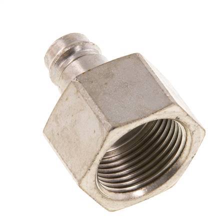 Gehärteter Stahl DN 10 Luftkupplungsstecker G 3/4 Zoll Innengewinde