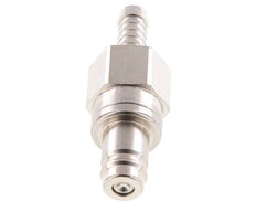 Messing vernickelt DN 10 Luftkupplungsstecker 9 mm Schlauchsäule Doppelabsperrung