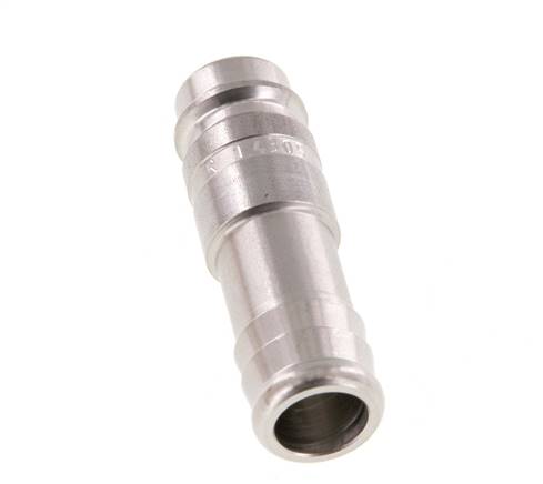 Edelstahl DN 10 Luftkupplungsstecker 13 mm Schlauchpfeiler