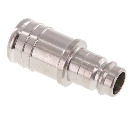 Edelstahl DN 10 Luftkupplungsstecker 19 mm Schlauchpfeiler