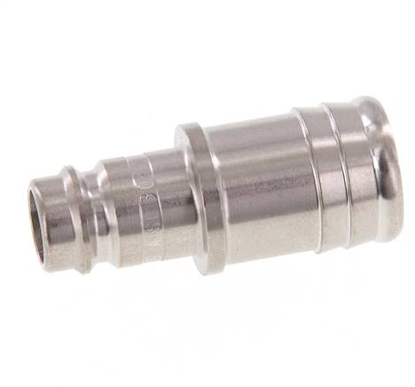 Edelstahl DN 10 Luftkupplungsstecker 19 mm Schlauchpfeiler