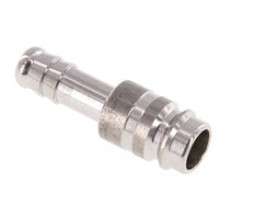 Edelstahl DN 10 Luftkupplungsstecker 10 mm Schlauchsäule Doppelabsperrung