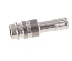 Edelstahl DN 10 Luftkupplungsstecker 10 mm Schlauchsäule Doppelabsperrung