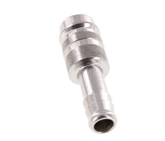 Edelstahl DN 10 Luftkupplungsstecker 10 mm Schlauchsäule Doppelabsperrung