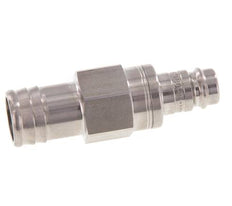 Edelstahl DN 10 Luftkupplungsstecker 19 mm Schlauchsäule Doppelabsperrung