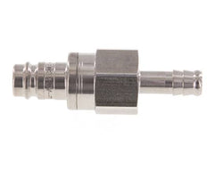 Edelstahl DN 10 Luftkupplungsstecker 9 mm Schlauchsäule Doppelabsperrung