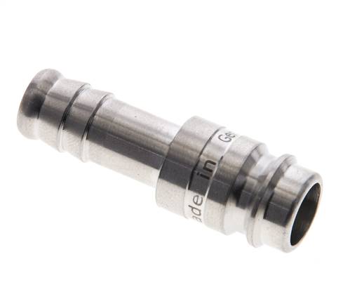 Edelstahl 316L DN 10 Luftkupplungsstecker 10 mm Schlauchpfeiler