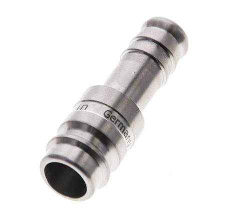 Edelstahl 316L DN 10 Luftkupplungsstecker 10 mm Schlauchpfeiler