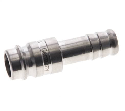 Edelstahl 316L DN 10 Luftkupplungsstecker 10 mm Schlauchpfeiler
