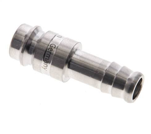 Edelstahl 316L DN 10 Luftkupplungsstecker 10 mm Schlauchpfeiler