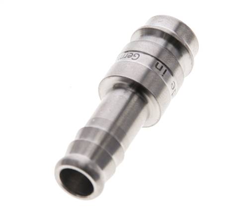 Edelstahl 316L DN 10 Luftkupplungsstecker 10 mm Schlauchpfeiler