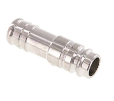 Edelstahl 316L DN 10 Luftkupplungsstecker 13 mm Schlauchpfeiler