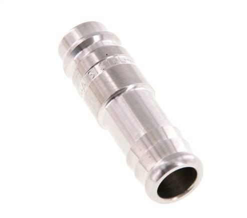 Edelstahl 316L DN 10 Luftkupplungsstecker 13 mm Schlauchpfeiler