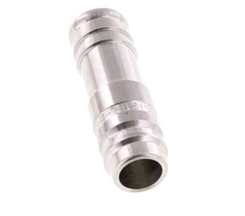 Edelstahl 316L DN 10 Luftkupplungsstecker 13 mm Schlauchpfeiler