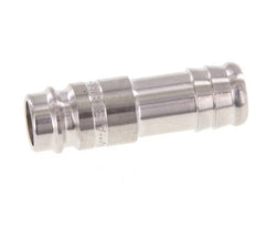 Edelstahl 316L DN 10 Luftkupplungsstecker 13 mm Schlauchpfeiler