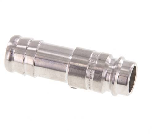 Edelstahl 316L DN 10 Luftkupplungsstecker 13 mm Schlauchpfeiler