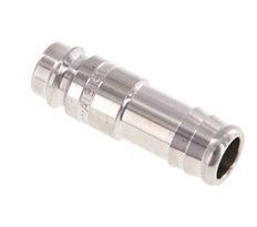 Edelstahl 316L DN 10 Luftkupplungsstecker 13 mm Schlauchpfeiler
