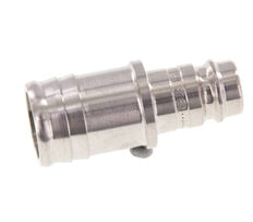 Edelstahl 316L DN 10 Luftkupplungsstecker 19 mm Schlauchpfeiler