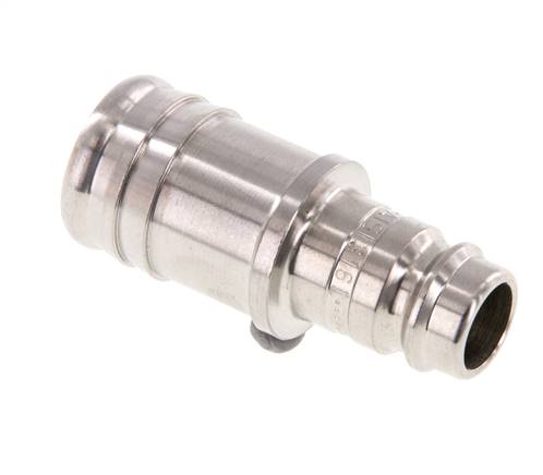 Edelstahl 316L DN 10 Luftkupplungsstecker 19 mm Schlauchpfeiler