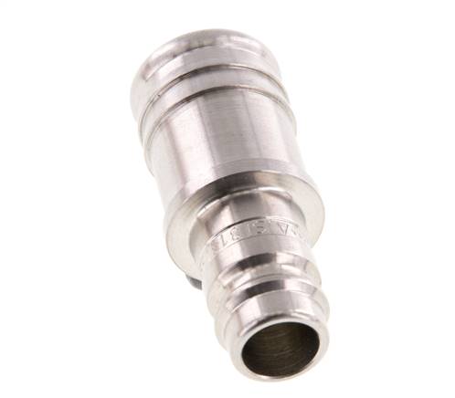 Edelstahl 316L DN 10 Luftkupplungsstecker 19 mm Schlauchpfeiler