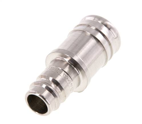Edelstahl 316L DN 10 Luftkupplungsstecker 19 mm Schlauchpfeiler