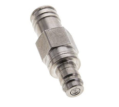 Edelstahl 316L DN 10 Luftkupplungsstecker 19 mm Schlauchsäule Doppelabsperrung