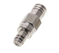 Edelstahl 316L DN 10 Luftkupplungsstecker 19 mm Schlauchsäule Doppelabsperrung