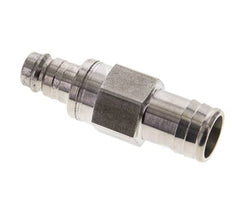 Edelstahl 316L DN 10 Luftkupplungsstecker 19 mm Schlauchsäule Doppelabsperrung