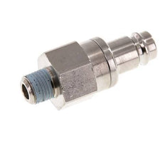 Messing vernickelt DN 10 Luftkupplungsstecker R 1/4 Zoll männlich Doppelabsperrung