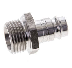 Edelstahl DN 10 Luftkupplungsstecker G 1/2 Zoll Außengewinde
