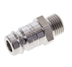 Edelstahl DN 10 Luftkupplungsstecker G 1/4 Zoll Außengewinde