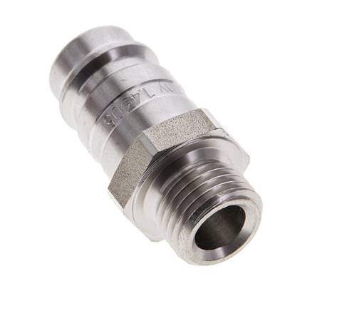 Edelstahl DN 10 Luftkupplungsstecker G 1/4 Zoll Außengewinde