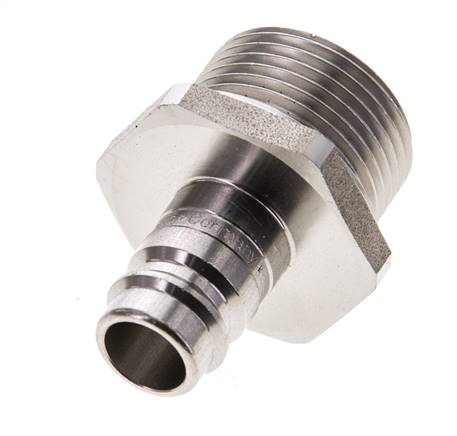 Edelstahl DN 10 Luftkupplungsstecker G 3/4 Zoll Außengewinde