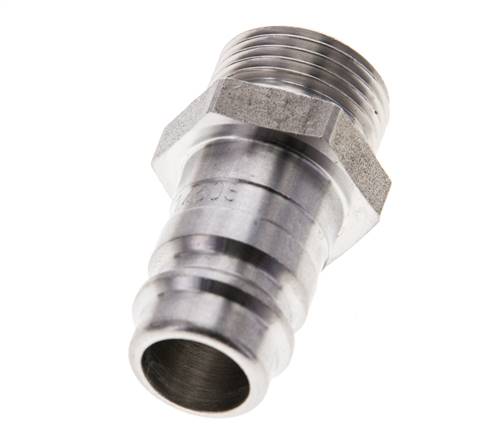 Edelstahl DN 10 Luftkupplungsstecker G 3/8 Zoll Außengewinde