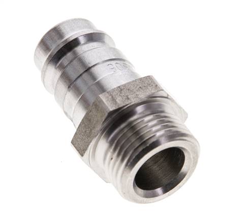 Edelstahl DN 10 Luftkupplungsstecker G 3/8 Zoll Außengewinde