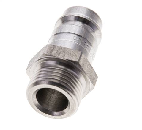 Edelstahl DN 10 Luftkupplungsstecker G 3/8 Zoll Außengewinde