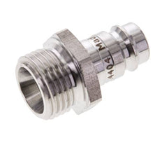 Edelstahl 316L DN 10 Luftkupplungsstecker G 1/2 Zoll Außengewinde