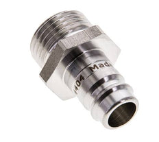 Edelstahl 316L DN 10 Luftkupplungsstecker G 1/2 Zoll Außengewinde