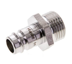 Edelstahl 316L DN 10 Luftkupplungsstecker G 1/2 Zoll Außengewinde