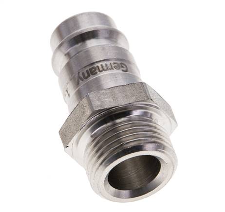Edelstahl 316L DN 10 Luftkupplungsstecker G 3/8 Zoll Außengewinde