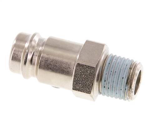 Gehärteter Stahl DN 10 Luftkupplungsstecker R 1/4 Zoll Außengewinde