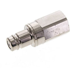 Nickel-plated Brass DN 15 Air Coupling Plug G 1/2 inch Female Double Shut-Off