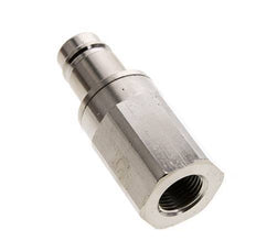 Nickel-plated Brass DN 15 Air Coupling Plug G 1/2 inch Female Double Shut-Off