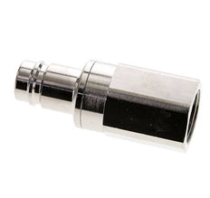 Messing vernickelt DN 15 Luftkupplungsstecker G 1 Zoll Innengewinde Doppelabsperrung