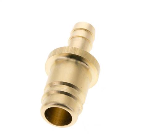Messing DN 15 Luftkupplungsstecker 13 mm Schlauchpfeiler