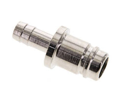 Nickel-plated Brass DN 15 Air Coupling Plug 13 mm Hose Pillar